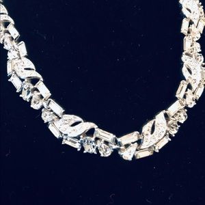 TRIFARI Crystal & Rhinestone Necklace . 16”